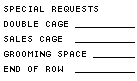 Special Requests